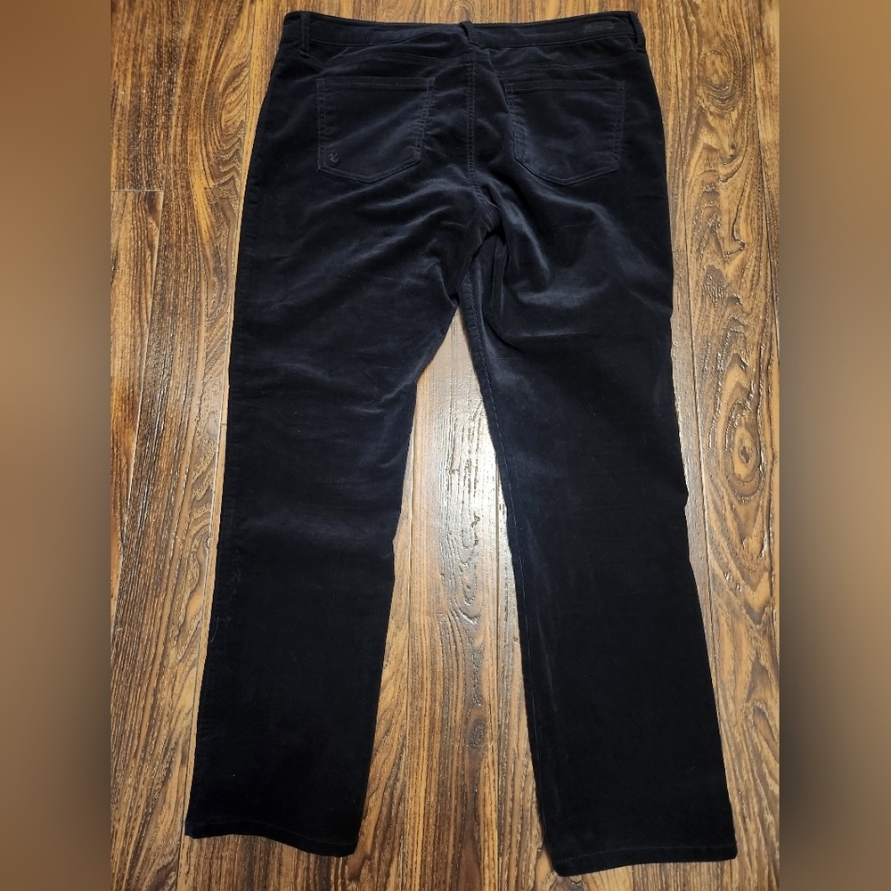 Kut from the Kloth Black Catherine Boyfriend Corduroy Pants SZ 14 - Picture 10 of 10